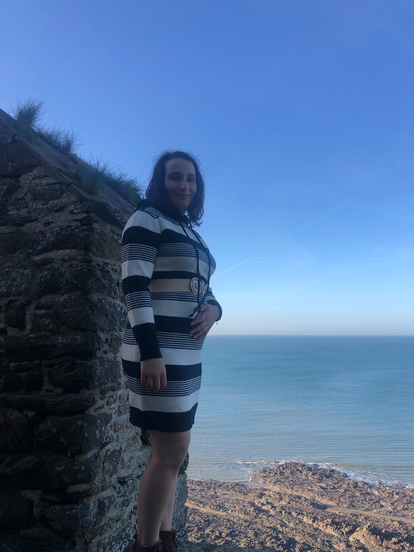 Robe-pull Tisseuse d'Horizons - Ébène
